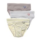  PETIT BATEAU Lot de 3 Slips Beige