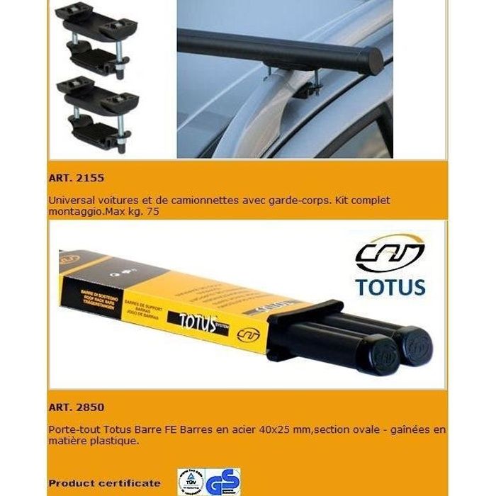 Barres De Toit Peugeot 308 SW 2021-2023 Galerie Aluminium Verrouillable 300kg Rails Surélevés - Silver 1 Paire