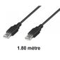 CABLE ET CONNECTIQUE POUR PERIPHERIQUE Elypse Cordon USB 2 A M/M 1.80