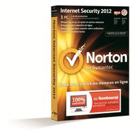 ANTIVIRUS Norton Internet Security 2012 - 1 poste