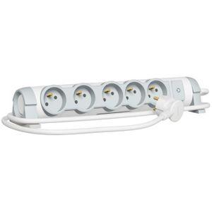 LEGRAND Rallonge multiprise Confort bloc de prises rotatif 5x2 P+T 3 m