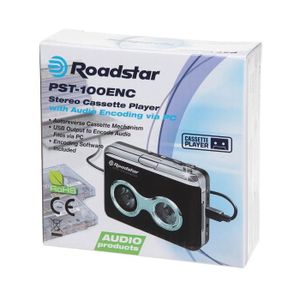 ROADSTAR PST 100 Stéréo Cassette - Autoreverse USB - Encodage Vers Pc