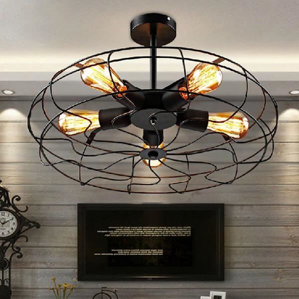 Lustre suspension plafonnier noir achat / vente lustre ... Lustres désign Vintage