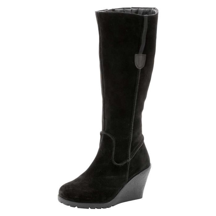 bottes mollets larges pas cher
