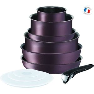 TEFAL INGENIO PERFORMANCE Batterie de cuisine 10 pi?ces L6609802 18-20-22-26-28cm Tous feux dont induction