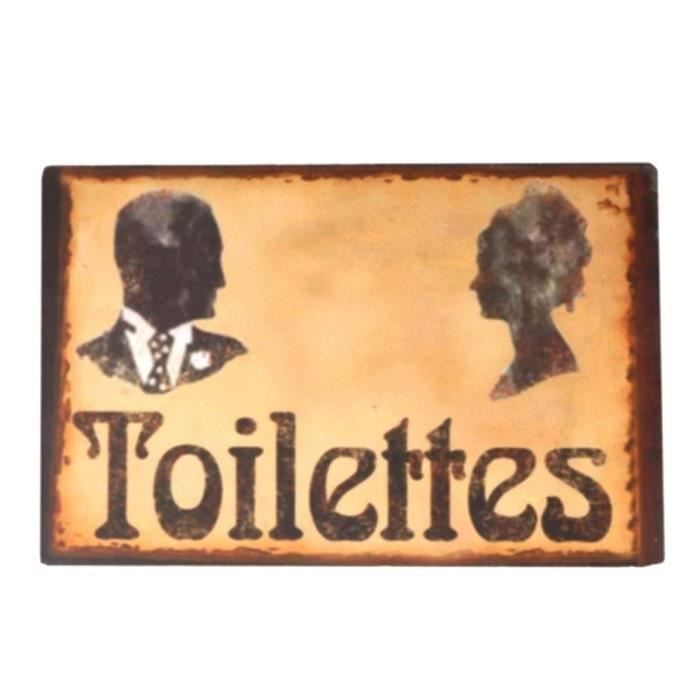 Plaque Toilettes En Métal Achat Vente Plaque De Porte Métal Cdiscount 2241