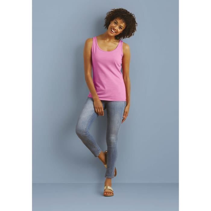 Debardeur femme Softstyle Gildan Sport grey Sport grey Achat / Vente