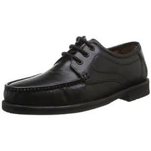 chaussure homme cuir noir CASANOVA landrys ultra confort semelle gomme