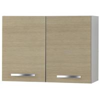 ÉLÉMENTS HAUT HARMONY 10 Elément haut 2 portes L80 cm Chêne ÉLÉMENTS HAUT HARMONY 10 Elément haut 2 portes L80 cm Chêne