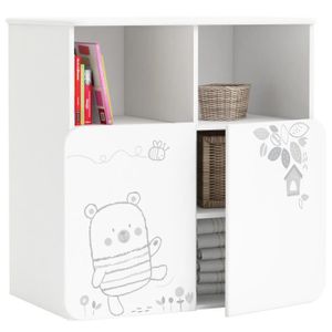 BEAR Commode ? Langer Coloris Blanc