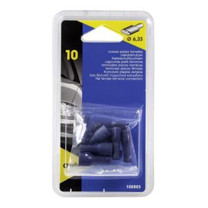 CARTEC 10 cosses plate/femelle/gaine bleue