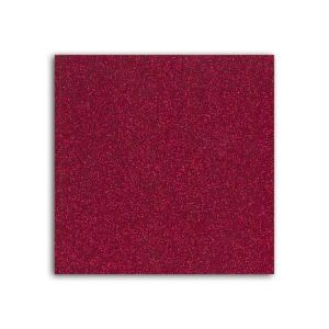 MLLE TOGA Tissu glitter thermocollant - A4 - rouge