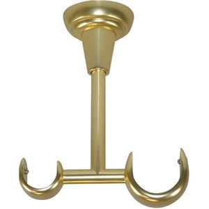 TRINGLE A RIDEAU Support plafond double pour tringle en acier D2… TRINGLE A RIDEAU Support plafond double pour tringle en acier D2…
