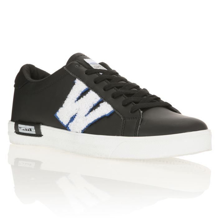 Homme homme Noir / Blanc  Achat / Vente WATI B Baskets Global Homme