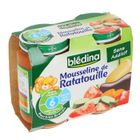 PLATS PREPARES SALES Blédiner Ratatouille 2x200gr