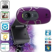 WEBCAM Logitech HD Webcam C270 Purple Pebbles