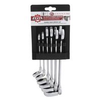 GENERAL (CLE A FOURCHE - CLE A MOLETTE - CLE ALLEN - AUTRES CLES) Lot de 6 clés mixtes articulées COGEX