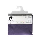 TAIE OREILLER - TAIE TRAVERSIN  Taie de traversin 45x185 DEEP PURPLE