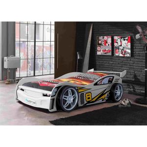 FUN Lit enfant Night Racer blanc