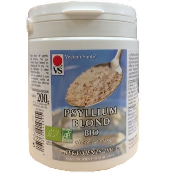 Psyllium Blond Bio 200 gr Achat / Vente digestion transit