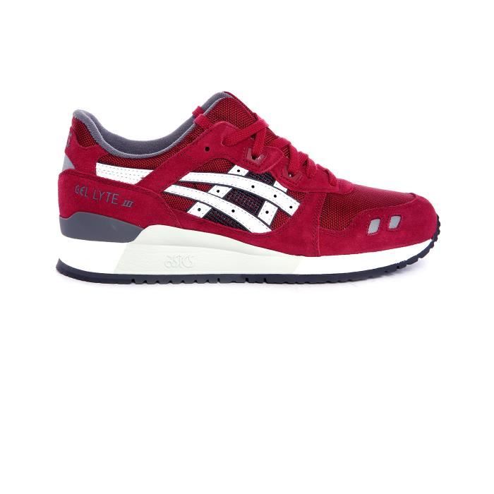 Gel Lyte III Suede Mesh Rouge Sang pour homme Rouge Achat / Vente