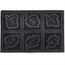 PAILLASSON - DECROTTOIR Paillasson entrée PICOT feuille printemps 40x60cm