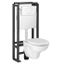 WC - TOILETTE - BIDET Pack WC  complet autoportant sol Lyra