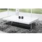 TABLE BASSE TABLE BASSE LAQUÉE BLANC ELORA
