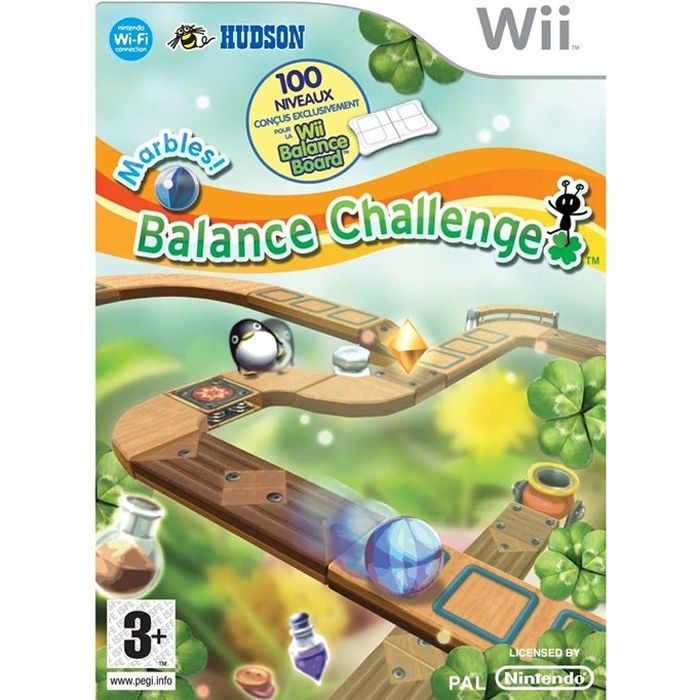 MARBLES ! BALANCE CHALLENGE / Jeu console Wii Achat / Vente jeux wii MARBLES ! BALANCE