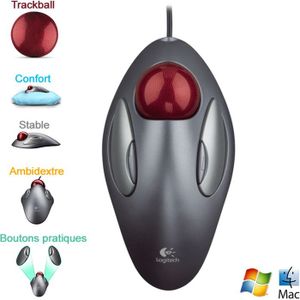 SOURIS Logitech TrackMan Marble mouse