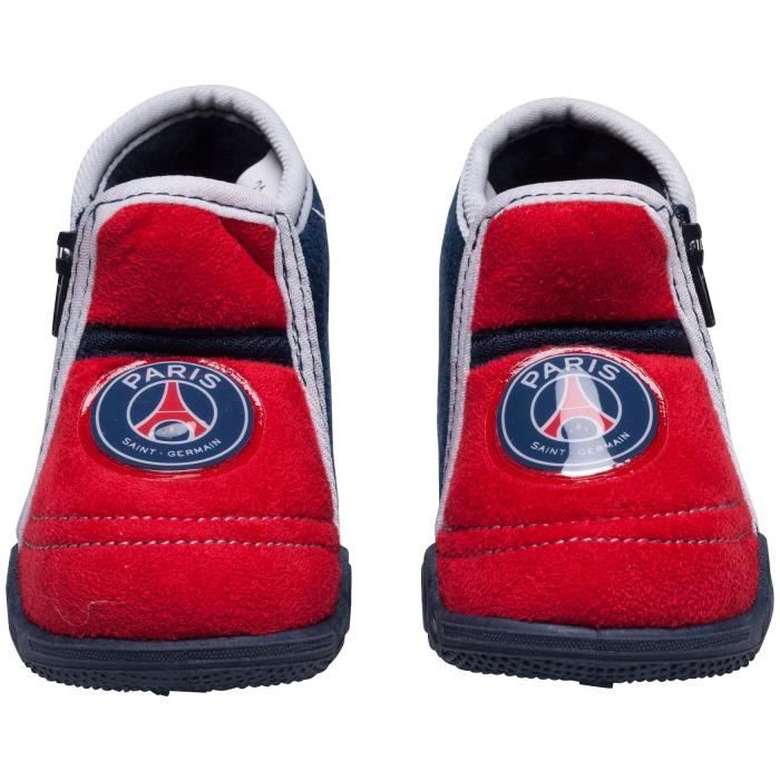 Chaussons Officiels Paris Saint-Germain - Collection Licenciée - Taille 36 à 45 - Matière Polyester Confortable
