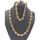 Parure en Plaqué or,Collier Chaine Bracelet Homme