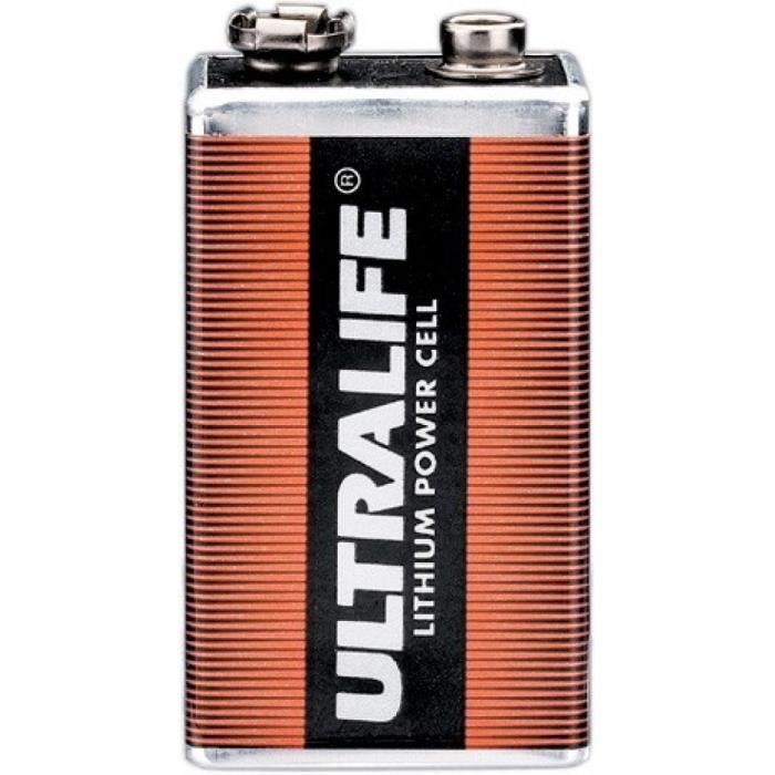 Ultralife Pile (9V) lithium Achat / Vente piles Cdiscount