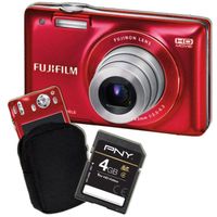 COMPACT FUJI JX580 FINEPIX  Rouge + Etui + Carte SD 4 Go