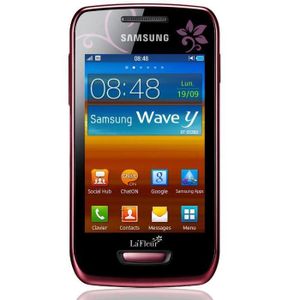 SMARTPHONE SAMSUNG Wave Y SGH S5380 Rouge La Fleur SMARTPHONE SAMSUNG Wave Y SGH S5380 Rouge La Fleur