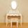 MCTECH Coiffeuse table blanche de maquillage avec