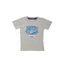 T-SHIRT SRK- 3/ ETUCK38- bleu- Gris