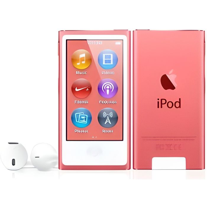 APPLE iPod nano 16 Go rose (7ème génération) NEW L'iPod nano