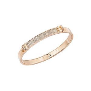 BRACELET , GOURMETTE Distinct Narrow Bracelet,jonc M Swarovski , doré r