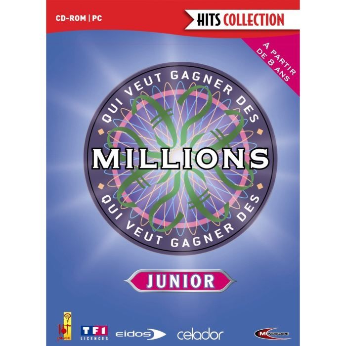 JEUX PC QUI VEUT GAGNER DES MILLIONS JUNIOR / JEU PC CD-RO