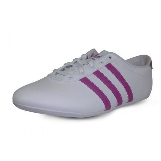 adidas sans lacet blanche
