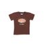 T-SHIRT SRK- 3/ ETUCK38- bleu- marron