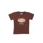 T-SHIRT SRK- 3/ ETUCK38- bleu- marron