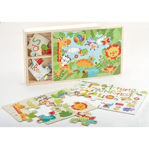FISHER PRICE Ma Premi?re Boite Puzzle En Bois