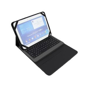 WE X-305 Etui 9''/10'' Et Clavier Bluetooth Attaches En Silicone Ajustables - Noir / Gris