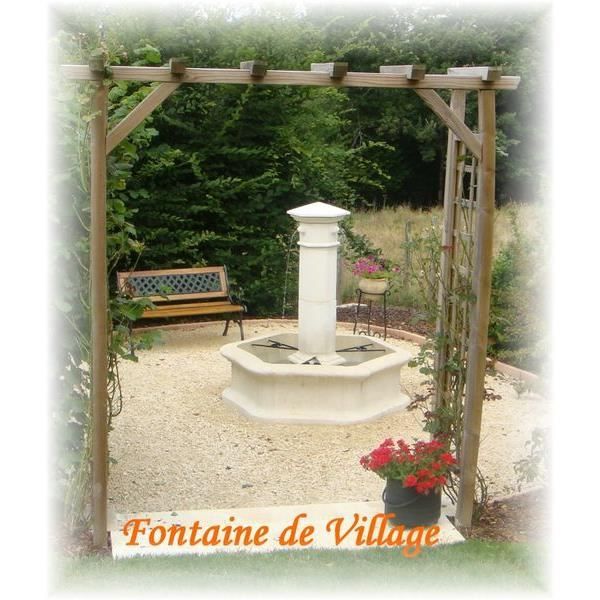 fontaine en pierre reconstituée VILLAGE - Achat / Vente ...