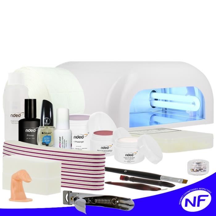 Kit gel uv set professionnel Achat / Vente faux ongles Kit gel uv set