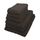 Set de bain éponge 6 pièces 100% coton chocolat