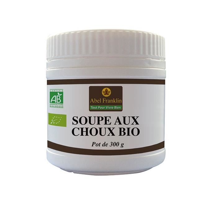 Soupe aux choux bio 300 gr, complément alimentaire, Cure Soupe aux choux bio 300 gr, complément alimentaire, Cure