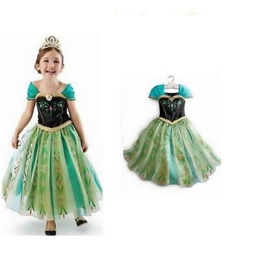 DEGUISEMENT DISNEY FROZEN ANNA REINE DES NEIGES Achat / Vente